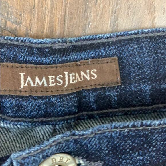 James Jeans Shorty Cutoff Distressed Denim Shorts - Picture 3 of 9
